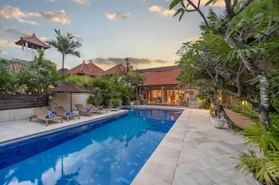 an image of a swimming pool at a villa at Villa Margaretta in Seminyak