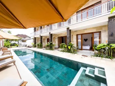 an image of a swimming pool at a villa at Puspa Ayu Villas & Apartments in Kuta